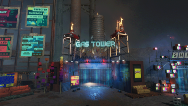Gas Tower Sign